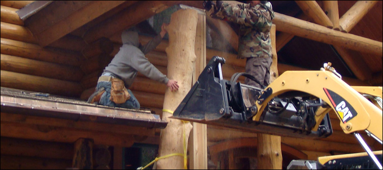 Log Home Log Replacement  Middlebranch, Ohio