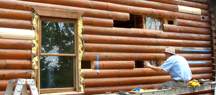 Log Home Repair Brewster, Ohio