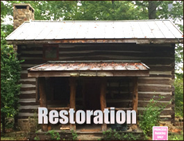 Historic Log Cabin Restoration  Stark County, Ohio